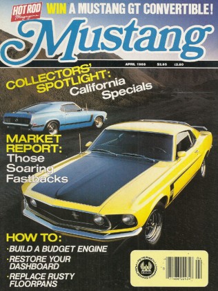 MUSTANG by HOT ROD 1988 APR - CALIF. SPECIALS, K-CODE